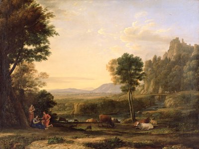 Pastorale Landschaft, 1645 von Claude Lorrain